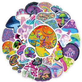 Mystery Sticker - Psychedelic Mushroom Sticker (1 Sticker)
