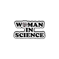 Woman in Science Enamel Pin