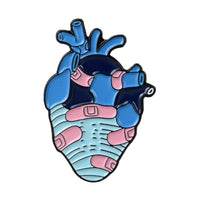Band-Aid Anatomical Heart Enamel Pin
