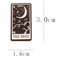 Moon Tarot Card Enamel Pin