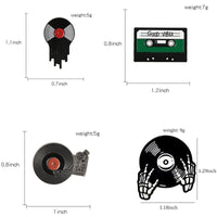 Vinyl Record Enamel Pin